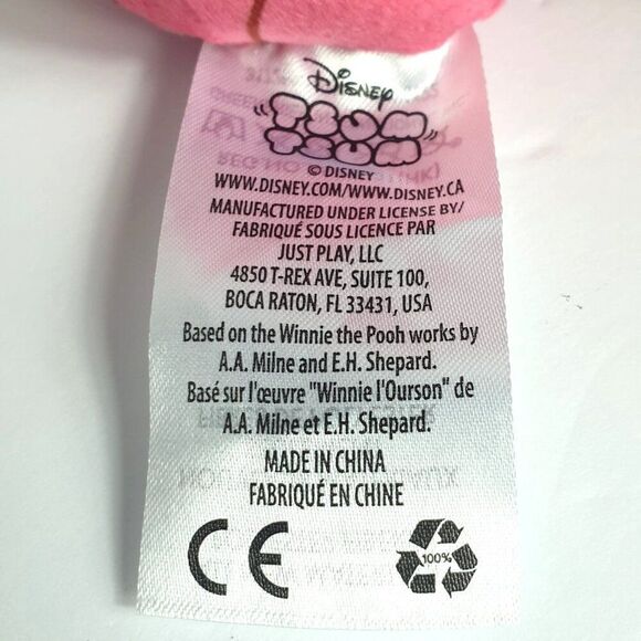 Disney Tsum Tsum Piglet Winnie the Pooh Mini 3.5" Plush Pink Toy Character Gift - Picture 7 of 9